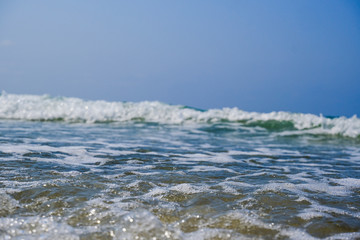 Sea wave on the Mediterranean sea