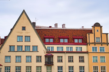 Fototapeta na wymiar House in the old city. Estonia, Tallinn.