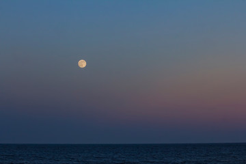 Moon Over The Atlantic