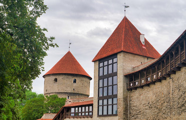 Maiden's tower in old Tallinn, Estonia. Neitsitorn.