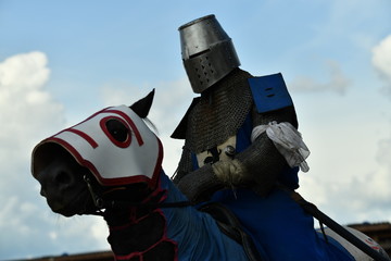 13th-century knights in armor