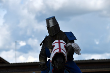 13th-century knights in armor