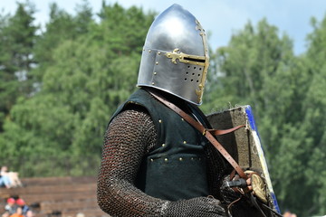 13th-century knights in armor
