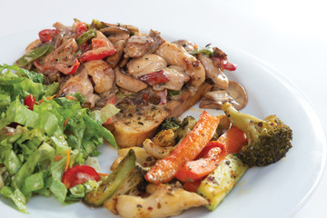 chicken with vegetables