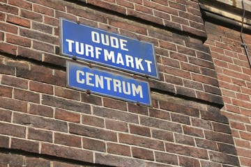 Fototapeta na wymiar Oude Turfmarkt, Amsterdam