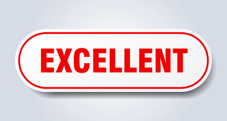 excellent sign. excellent rounded red sticker. excellent