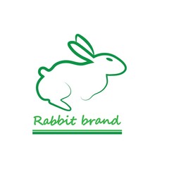 rabbit logo vector