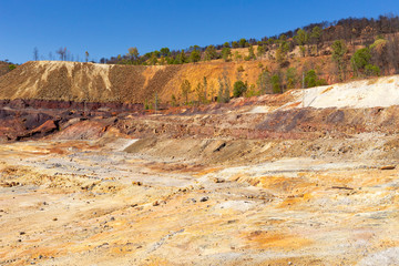 Mina de Rio Tinto en Andalucia España