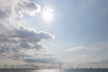 Offshore Windpark Lillgrund, Schweden / Dänemark - Windräder - Strom - Energie - Elektrizität - Meer