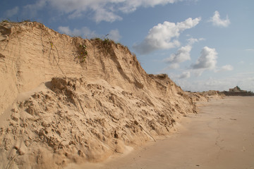Sand montain at sea