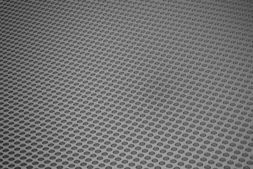 Abstract Background from metal sheet with holes. 3D illustration.