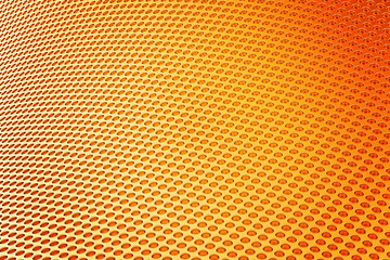 Abstract Background from metal sheet with holes. 3D illustration.