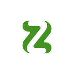 Modern Letter Z logo, Negative Space letter Z icon, minimal and creative letter Z logo template .vector