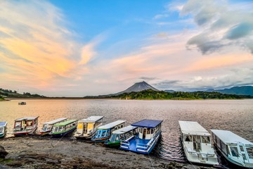 boats on the lake, photo as a background , digital image picture