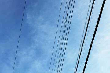 Obraz premium 電線