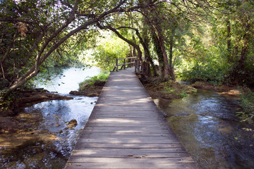 Waterfalls Krka National Park.