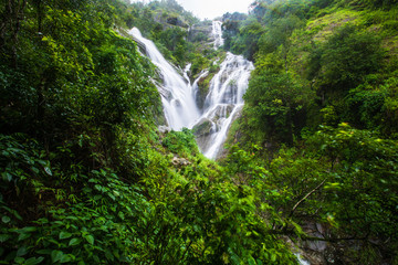 Pi-tu-gro waterfall, Beautiful waterfall in Tak  province, ThaiLand.