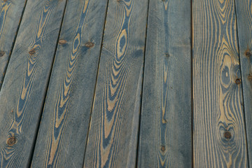 Blue wooden background