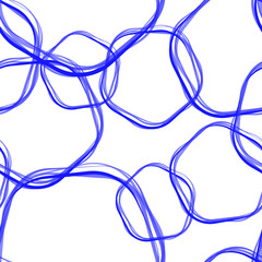 pentagon blue white aqua pattern 