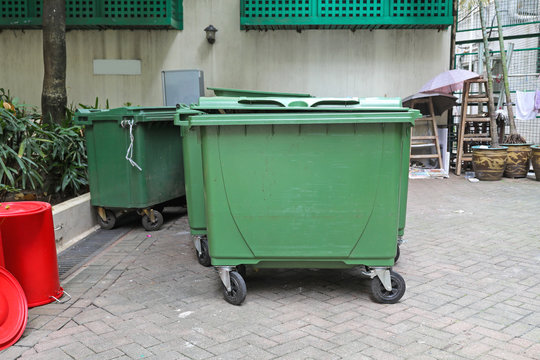 Green Container Bin