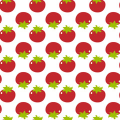 Seamless pattern with tomatoes.Can be used for wallpaper,fabric, web page background, surface textures
