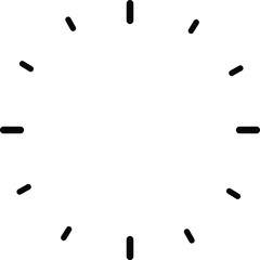 illustration vector icon of time ring