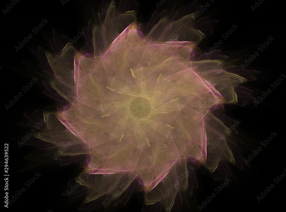 Wall mural the colors in the series, fancy paint. background consists of fractal color texture and is suitable 