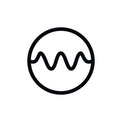 musical notes icon trendy flat design