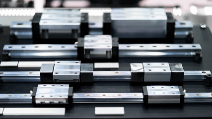 High precision machine parts manufacturing by high precision cutting machinery in the factory