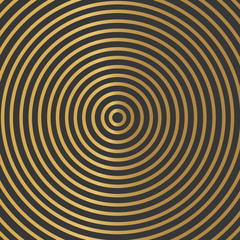 circle golden luxury background- vector illustration