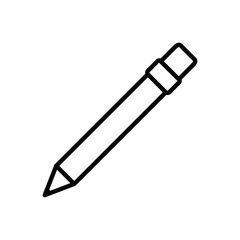 pencil icon vector trendy style