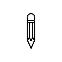 pencil icon vector trendy style