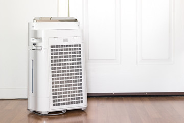 Air purifier machine in a house