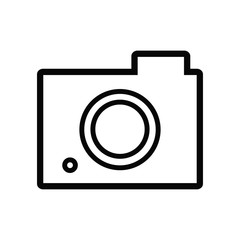 photo icon trendy flat design