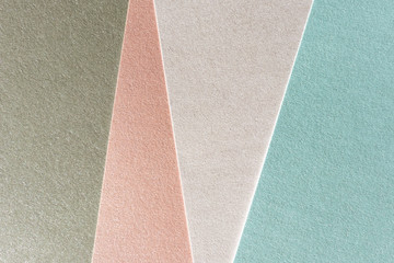 Fototapeta premium Texture paper pink, blue and silver pearl with sequins. Background image. Minimalism, flat lay, place for text..