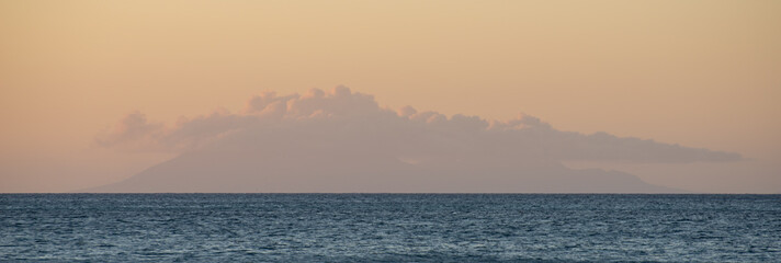 Coucher de soleil plage de la Perle Basse Terre Guadeloupe France