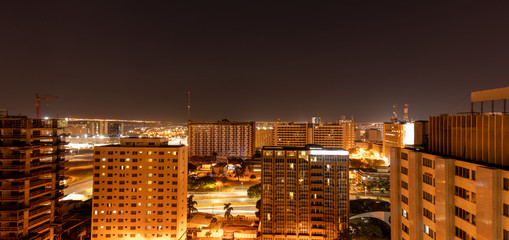 panorama cidade noturna
