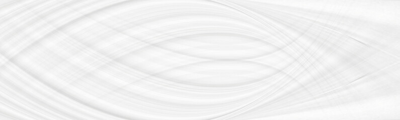 White background with waves and bends in an abstract space form. Gray texture with gradients in 3 d volume, a template for beautiful screensavers in disine studio.