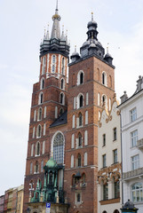 Fototapeta na wymiar Cathédrale de Cracovie