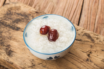 Chinese food glutinous rice porridge