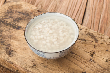 Chinese dessert glutinous rice porridge