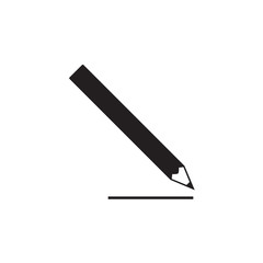 pencil icon vector trendy style