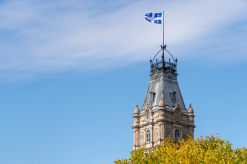 Quebec Flag in Quebec City