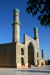 Herat in western Afghanistan. The Great Mosque of Herat (Friday Mosque or Jama Masjid). The mosque...