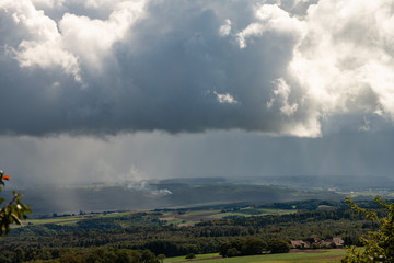 During the storm