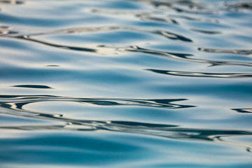 Expanse of water in the pool as an abstract background