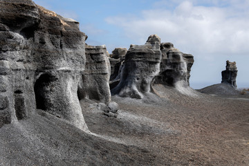 Stone formation, Antigua rofera, on Lanzarote, Canary island