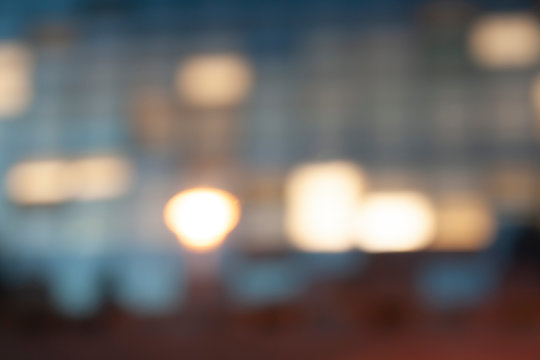 Abstract blur office building background