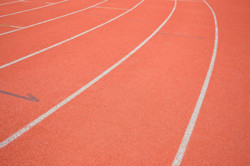 Fototapeta premium running track in stadium