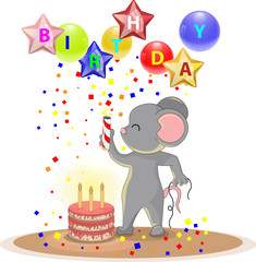 Obraz premium Vector image of a mouse as a symbol of the year 2020. Series of illustrations. Calendar item Выделите текст, чтобы посмотреть примеры